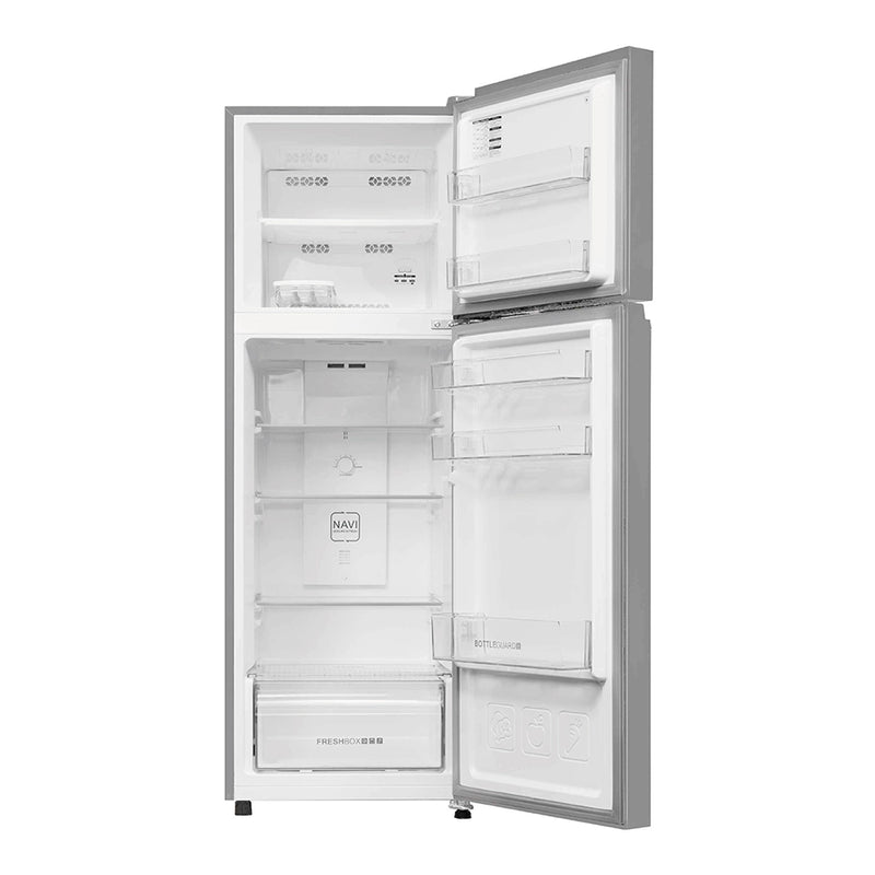 Haier 240L 2 Star Brushline Silver Double Door Refrigerator (HRF-2902IEBSA-P)-4