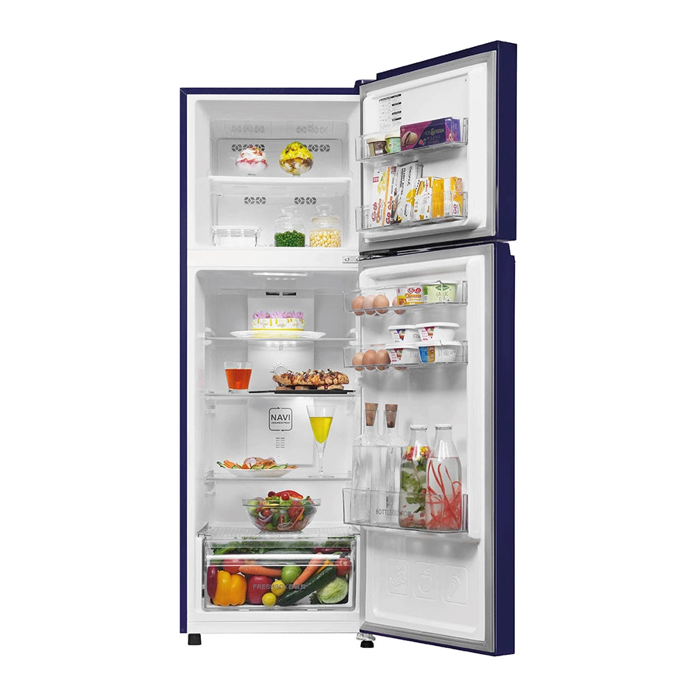 Haier 240L 2 Star Marine Blossom Double Door Refrigerator  (HRF-2902IEMBA-P)-2