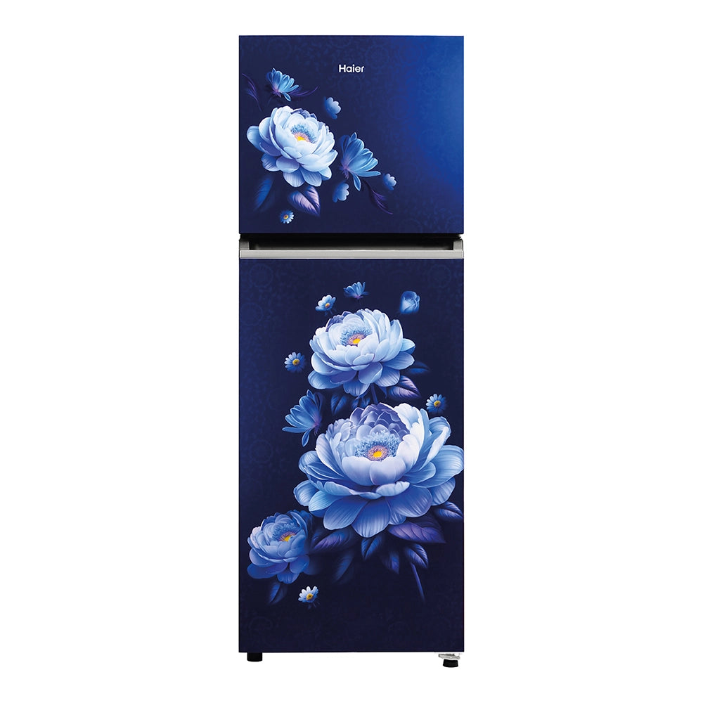 Haier 240L 2 Star Marine Blossom Double Door Refrigerator  (HRF-2902IEMBA-P)-1