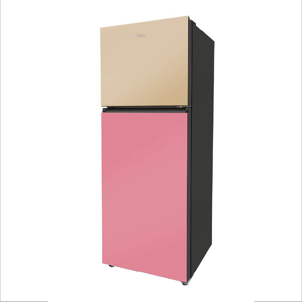 Haier 328L 2 Star Cream Pink Glass Double Door Refrigerator  (HRF-3782CPGA-P)-5