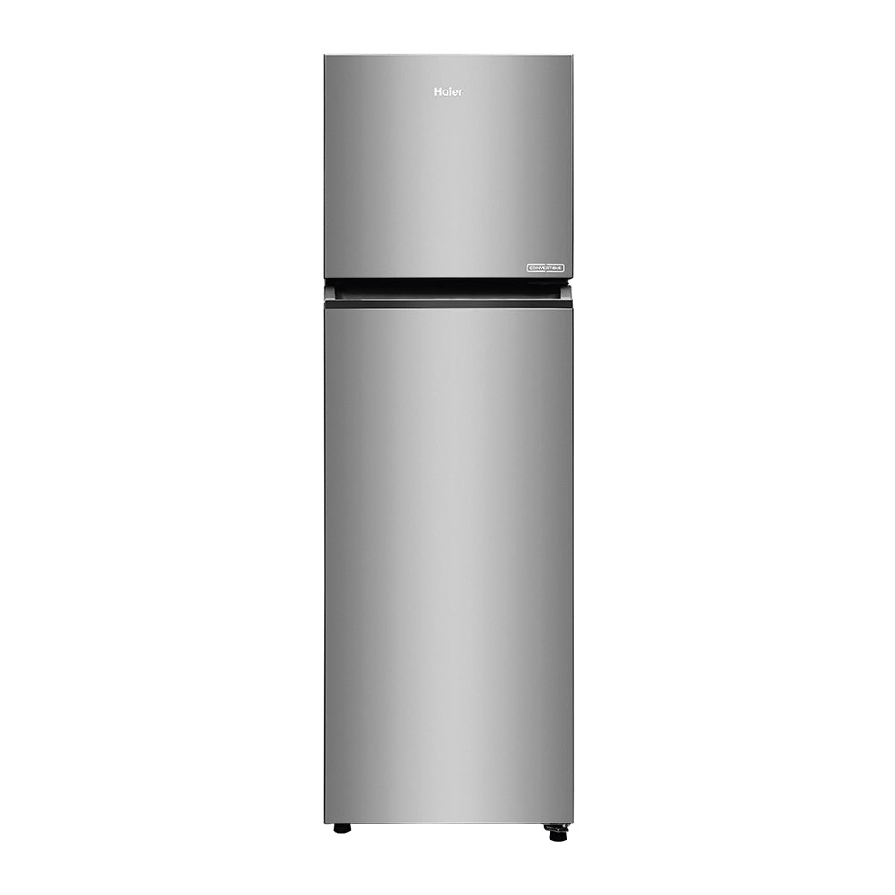 Haier 268L 2 Star Nickel Steel Double Door Refrigerator (HRF-3182IBNSA-P)-1