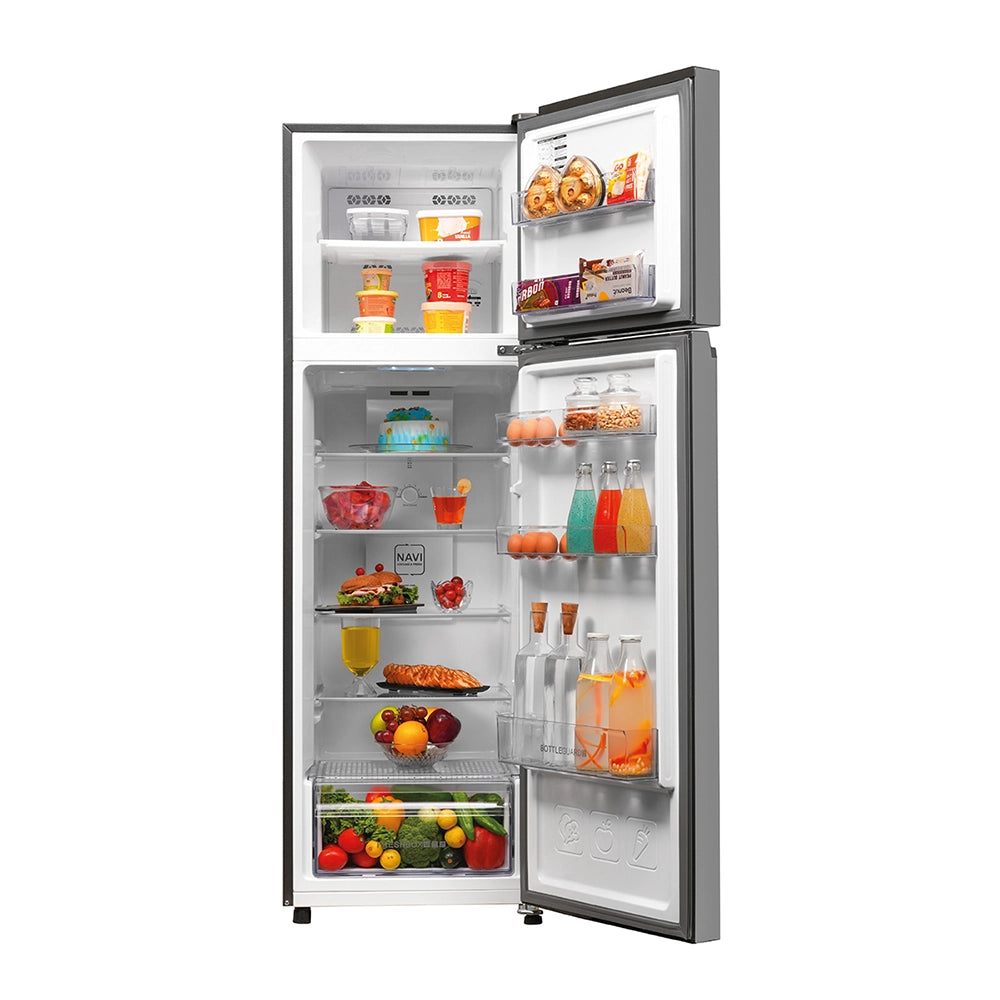 Haier 268L 2 Star Nickel Steel Double Door Refrigerator (HRF-3182IBNSA-P)
