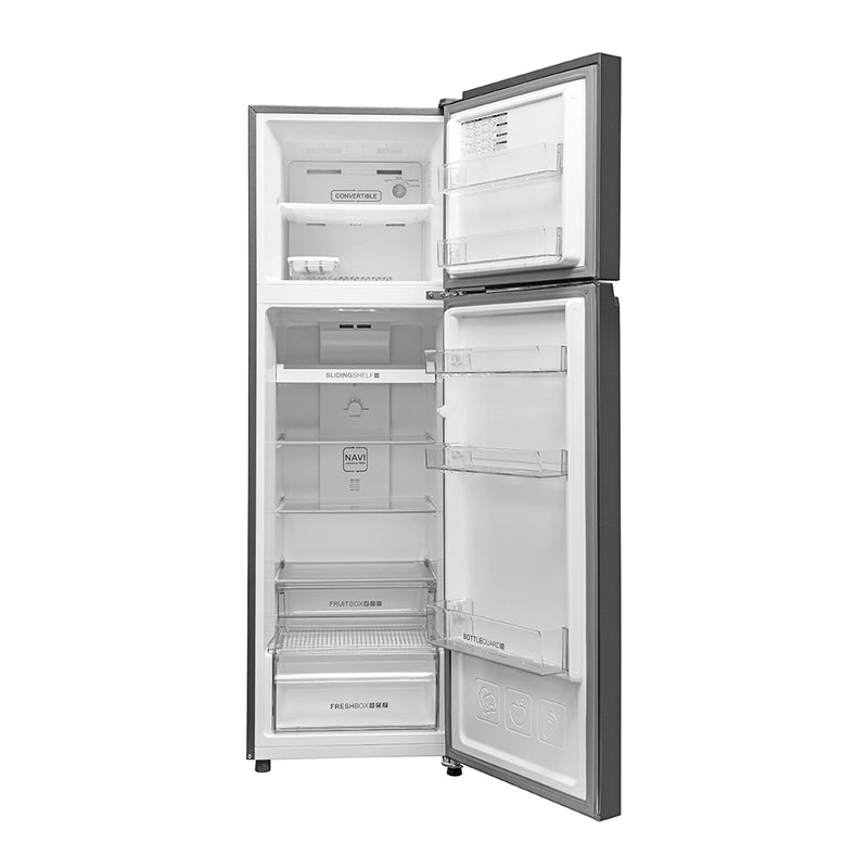 Haier 268L 2 Star Nickel Steel Double Door Refrigerator (HRF-3182IBNSA-P)-6