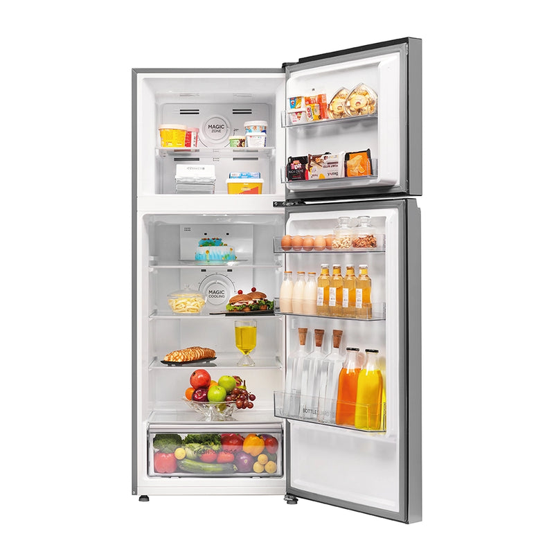 Haier 328L 2 Star Nickel Steel Double Door Refrigerator (HRF-3782BNSA-P)-2