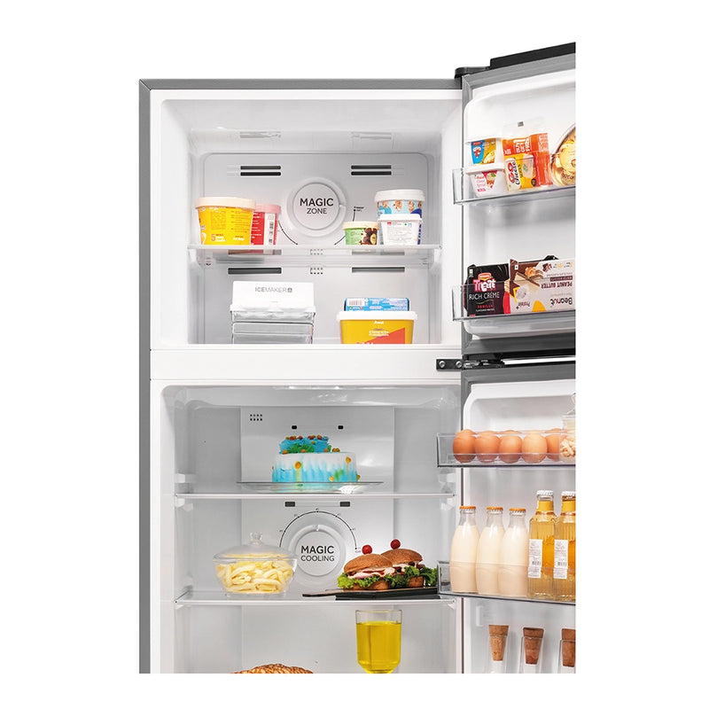 Haier 328L 2 Star Nickel Steel Double Door Refrigerator (HRF-3782BNSA-P)-4