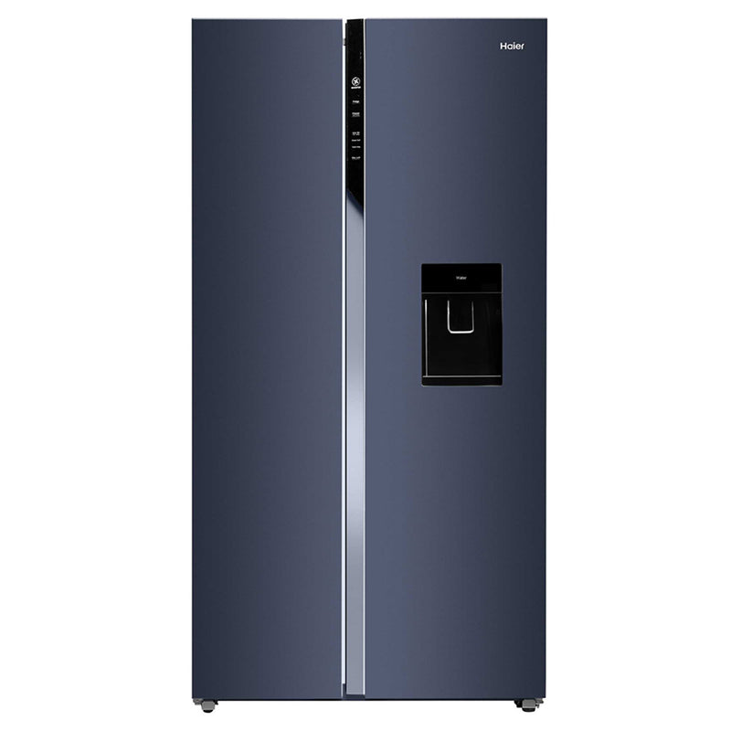 Haier 596L 3 Star Ultramarine Steel Smart Convertible Side-by-Side Refrigerator | HRS-682WUSU1-1