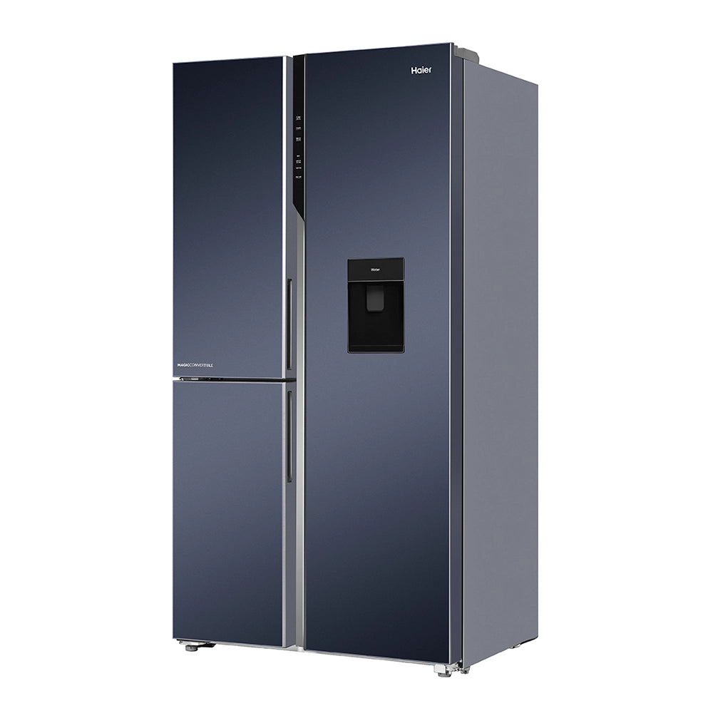 Haier 592L Graphite Black 3 Door Smart Convertible Refrigerator | HRT-683WGKU1