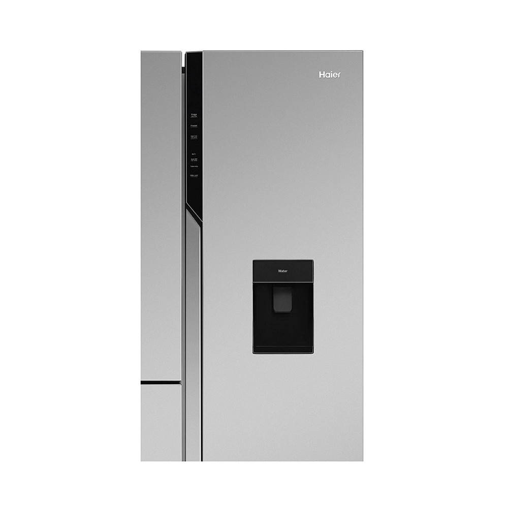 Haier 598L 3 Star Inox Steel 3 Door Smart Convertible Side-by-Side Refrigerator | HRT-683WISU1-6