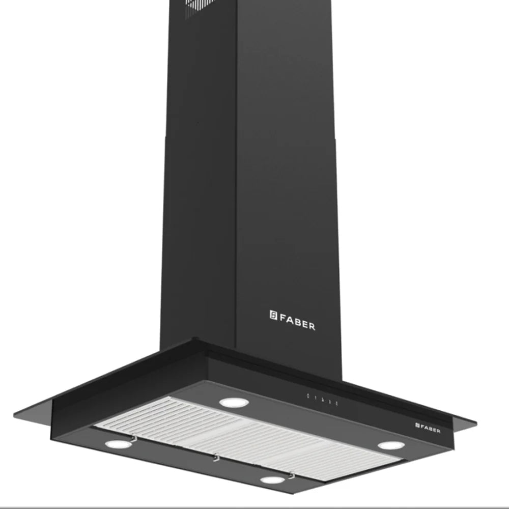 Faber Hercules Isola DTC BK  Ceiling Mounted Chimney – 1400 m³/hr Suction, Dual Touch Control-3