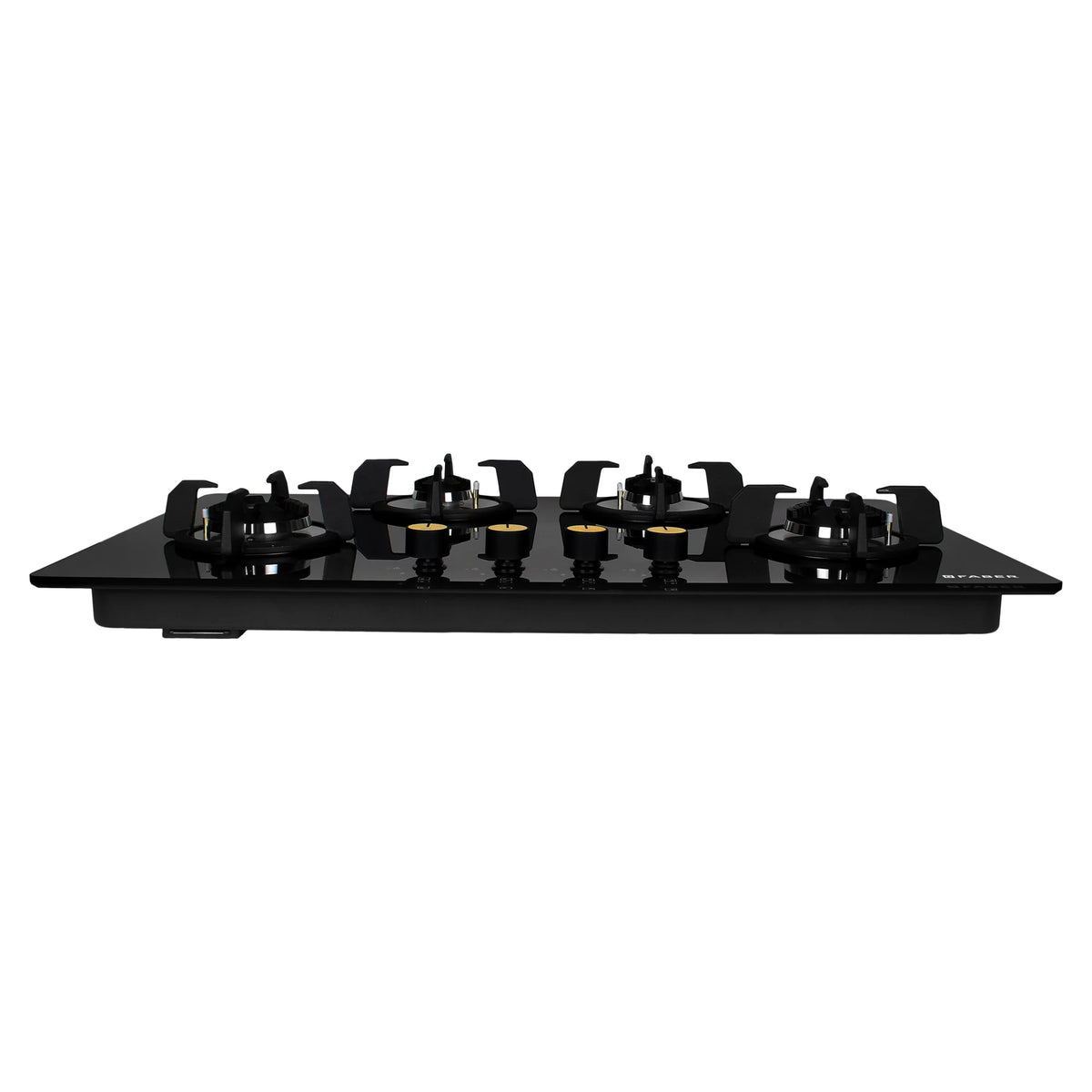 Faber Hob Maxus HT904 CRS BR CI AI – 4-Burner Brass Gas Hob, Tempered Black Glass, Auto Ignition, 90cm-3