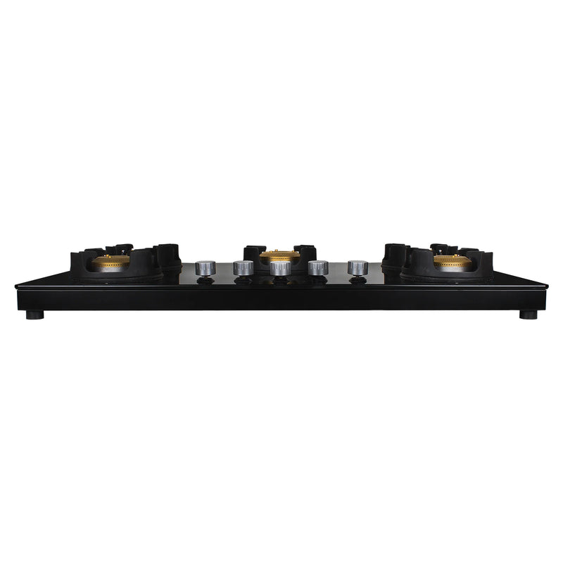 Faber NIOS DLX 905 BB BK Gas Cooktop – 90cm 5 Burner, Brass Burners, Powder Coated Finish, Manual Ignition-10