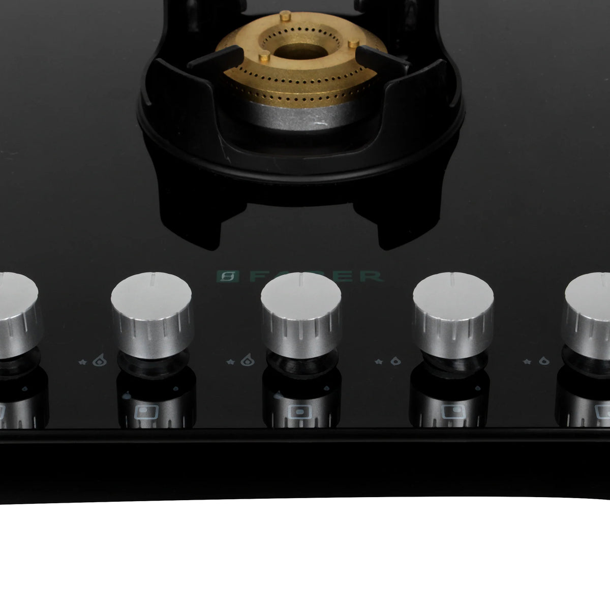 Faber NIOS DLX 905 BB BK Gas Cooktop – 90cm 5 Burner, Brass Burners, Powder Coated Finish, Manual Ignition-12