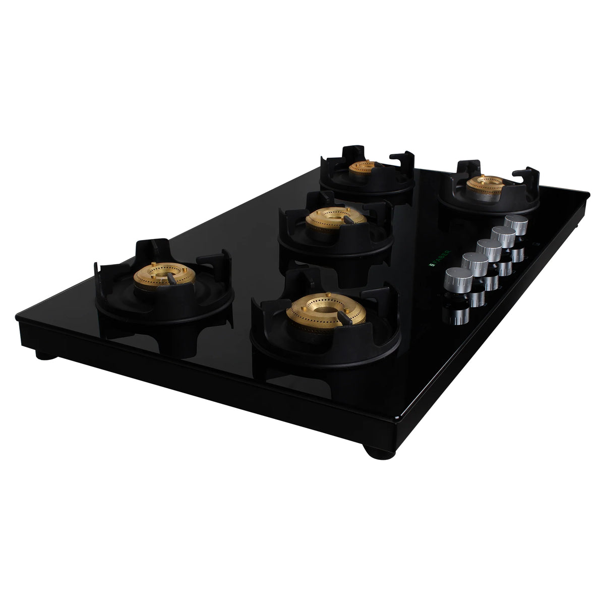 Faber NIOS DLX 905 BB BK Gas Cooktop – 90cm 5 Burner, Brass Burners, Powder Coated Finish, Manual Ignition-7