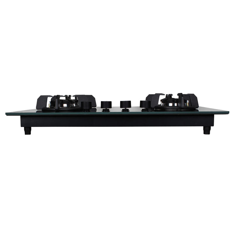 Faber Hob Maxus HT784 CRS BR CI AI – 4-Burner Brass Gas Hob, Tempered Black Glass, Auto Ignition, 78cm-3