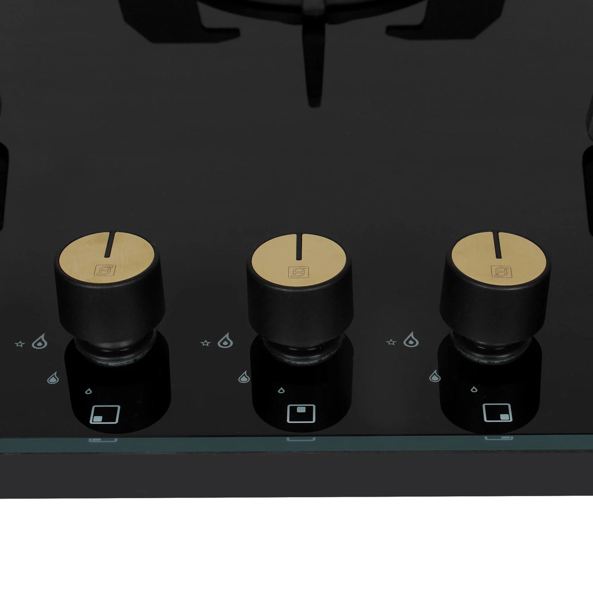 Faber Hob Maxus HT783 CRS BR CI AI – 3-Burner Brass Gas Hob, 78cm, Cast Iron Pan Support, Auto Ignition-4