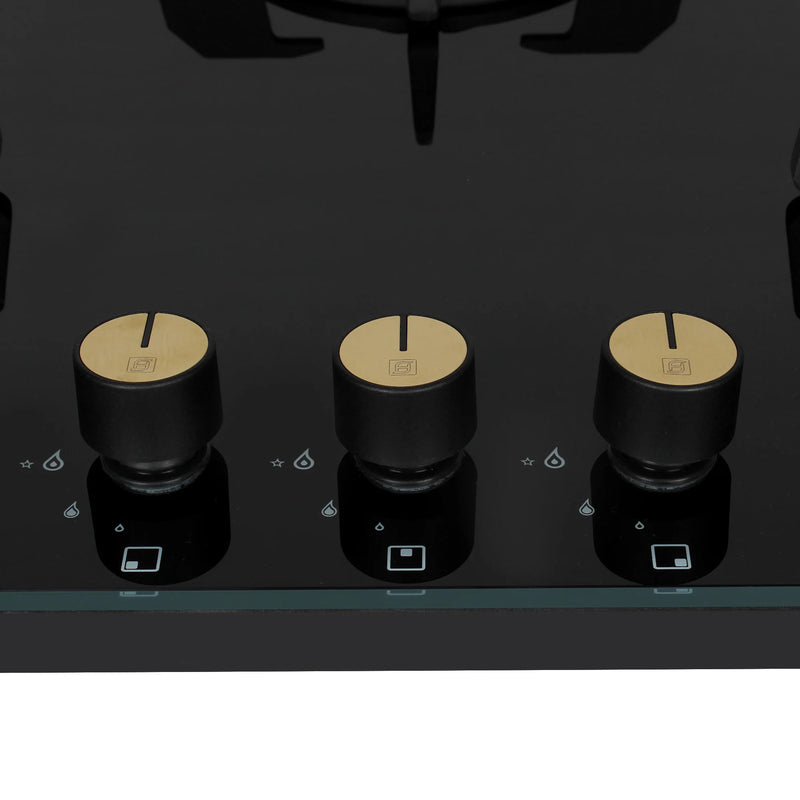 Faber Hob Maxus HT783 CRS BR CI AI – 3-Burner Brass Gas Hob, 78cm, Cast Iron Pan Support, Auto Ignition-4