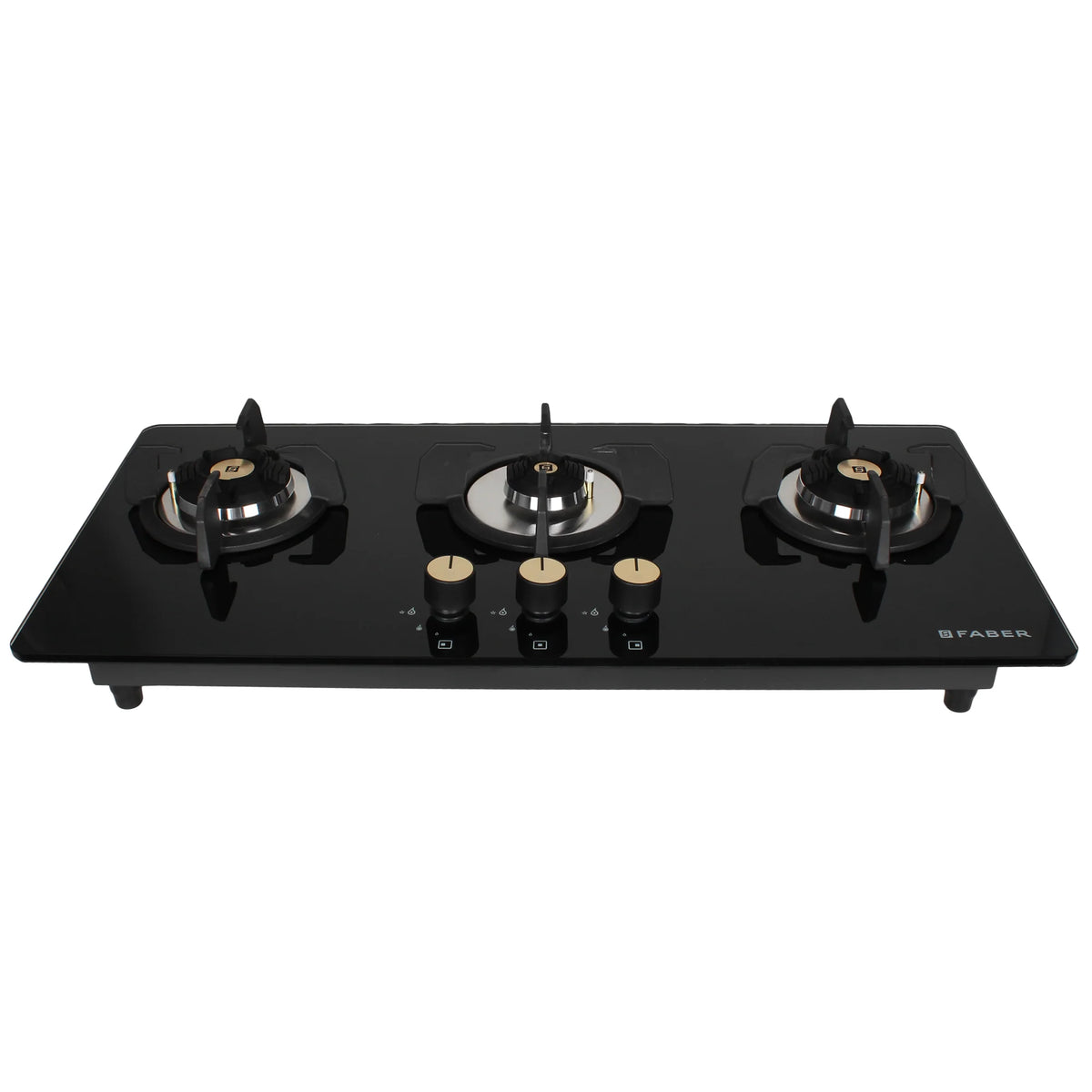 Faber Hob Maxus HT803 CRS BR CI AI – 3-Burner Brass Gas Hob, Tempered Black Glass, Auto Ignition, 80cm-6