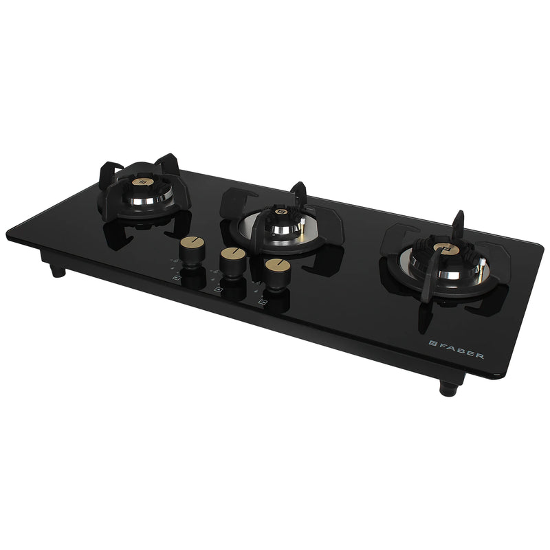 Faber Hob Maxus HT803 CRS BR CI AI – 3-Burner Brass Gas Hob, Tempered Black Glass, Auto Ignition, 80cm-7