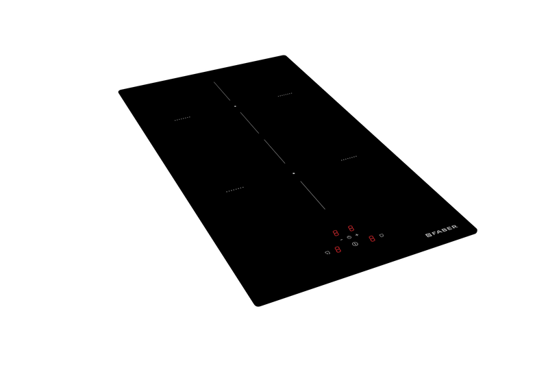 Faber FBH 32 BK Built-in Induction Hob – 2 Induction Zones, 3700W Power, 9-Level Touch Control, Timer & Safety Protection-2