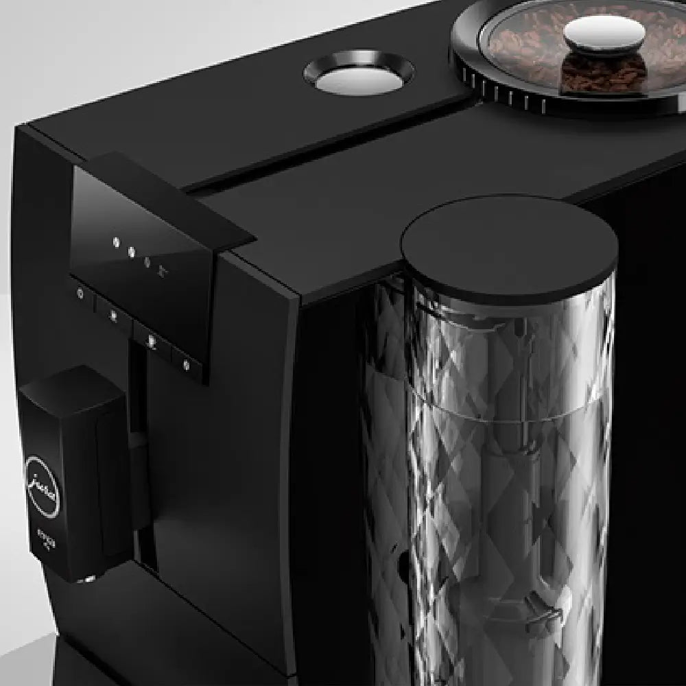 Jura ENA8 Automatic Coffee Machine – Compact Bean-to-Cup Coffee Maker with 15 Specialty Drinks, Professional Aroma Grinder, 2.8” Touch Display (Metropolitan Black / Nordic White)