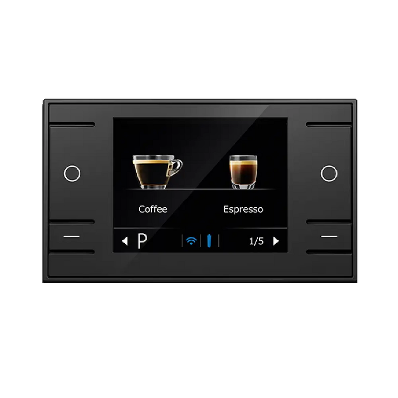 Jura ENA8 Automatic Coffee Machine – Compact Bean-to-Cup Coffee Maker with 15 Specialty Drinks, Professional Aroma Grinder, 2.8” Touch Display (Metropolitan Black / Nordic White)-2