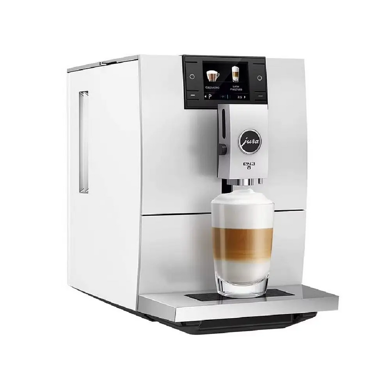 Jura ENA8 Automatic Coffee Machine – Compact Bean-to-Cup Coffee Maker with 15 Specialty Drinks, Professional Aroma Grinder, 2.8” Touch Display (Metropolitan Black / Nordic White)-6