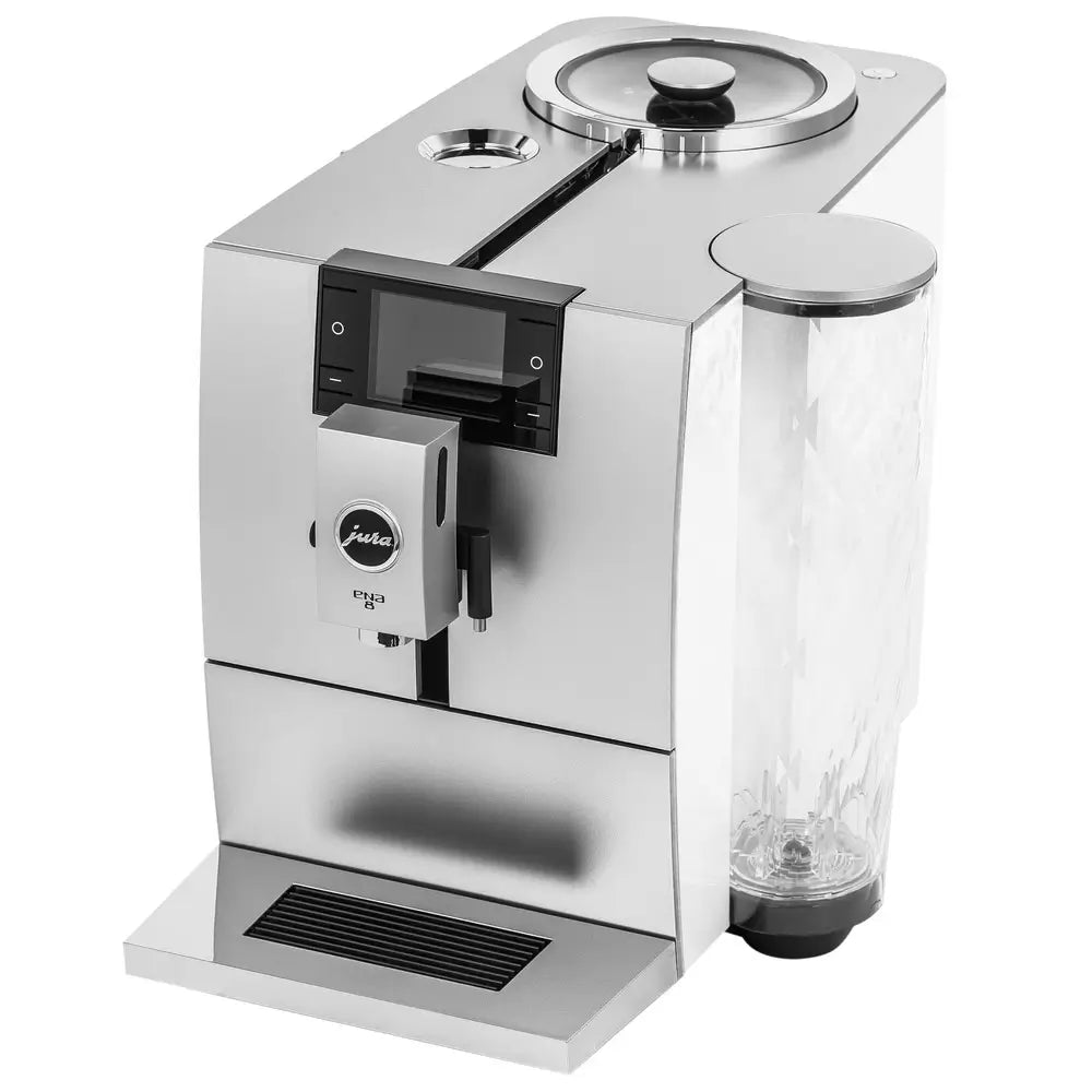 Jura ENA8 Automatic Coffee Machine – Compact Bean-to-Cup Coffee Maker with 15 Specialty Drinks, Professional Aroma Grinder, 2.8” Touch Display (Metropolitan Black / Nordic White)-8