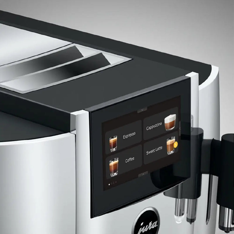Jura S8 Chrome Automatic Coffee Machine | 27 Specialty Drinks | Touchscreen Display | Premium Bean-to-Cup Coffee Maker-4