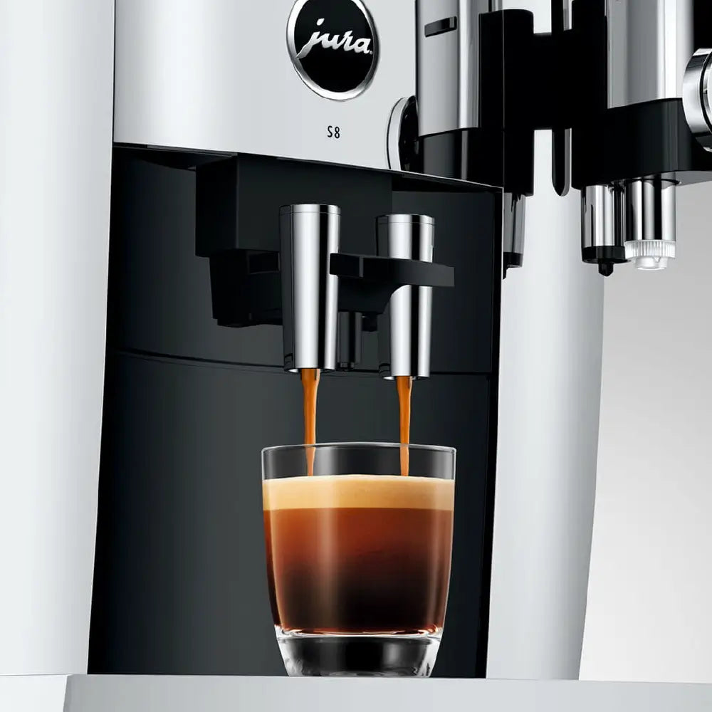 Jura S8 Chrome Automatic Coffee Machine | 27 Specialty Drinks | Touchscreen Display | Premium Bean-to-Cup Coffee Maker-5