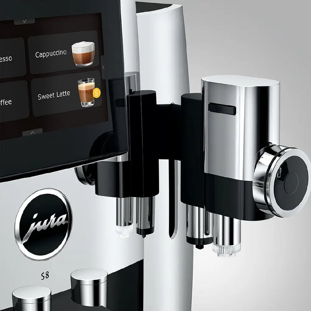 Jura S8 Chrome Automatic Coffee Machine | 27 Specialty Drinks | Touchscreen Display | Premium Bean-to-Cup Coffee Maker-6