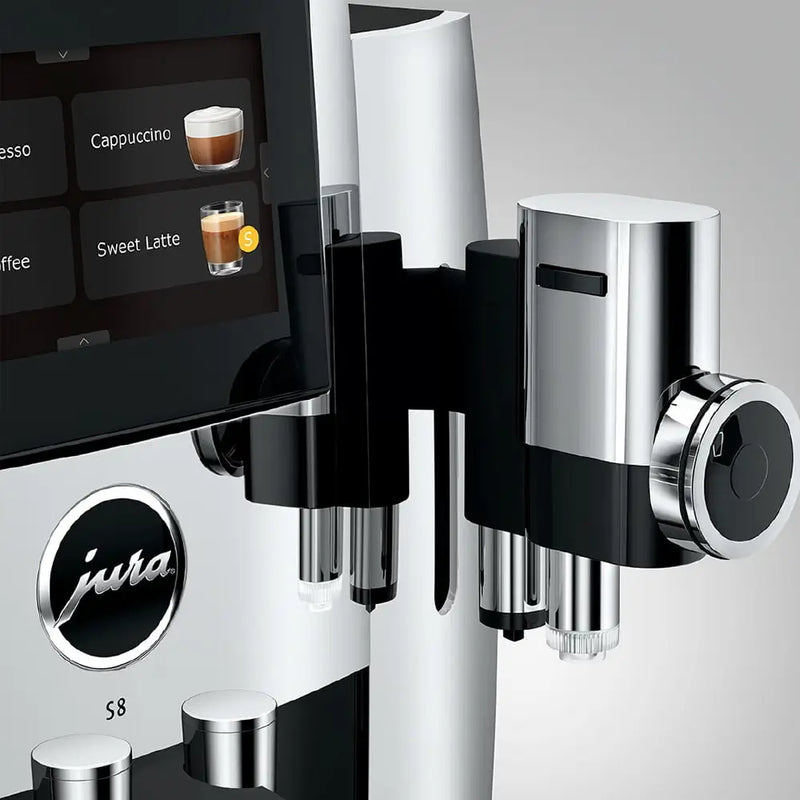 Jura S8 Chrome Automatic Coffee Machine | 27 Specialty Drinks | Touchscreen Display | Premium Bean-to-Cup Coffee Maker-6