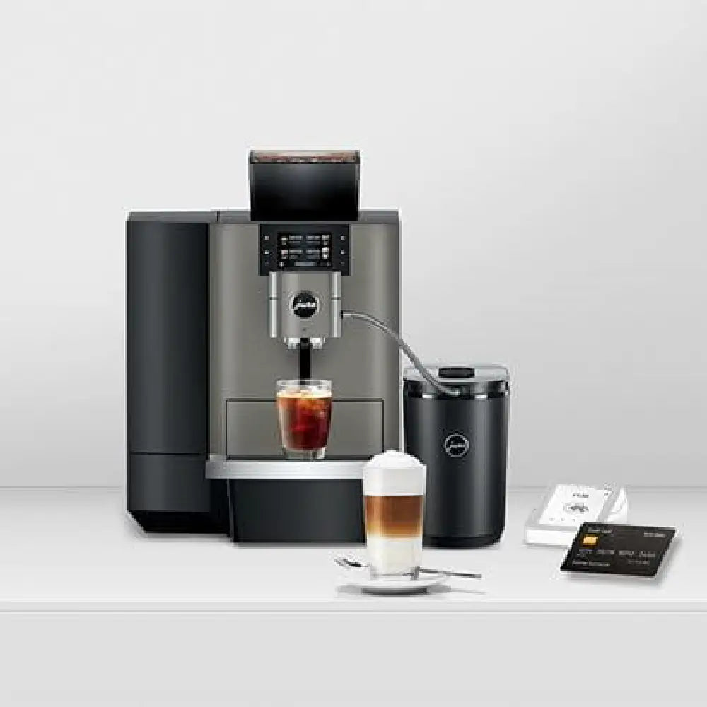Jura X10 Automatic Coffee Machine – Commercial Coffee Maker with Cold Brew Technology, 35 Specialty Drinks, P.A.G.2+ Grinder & 2.4L Water Tank (Dark Inox)-7