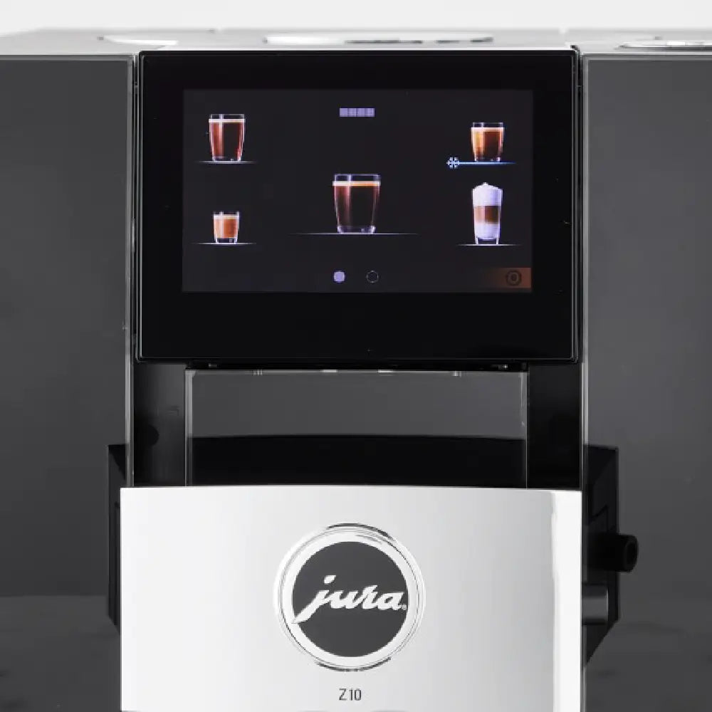 Jura Z10 Diamond Black Automatic Coffee Machine – Hot & Cold Brew Coffee Maker with PRG Grinder, 40 Specialty Drinks & 2.4L Water Tank (Premium Swiss Design)