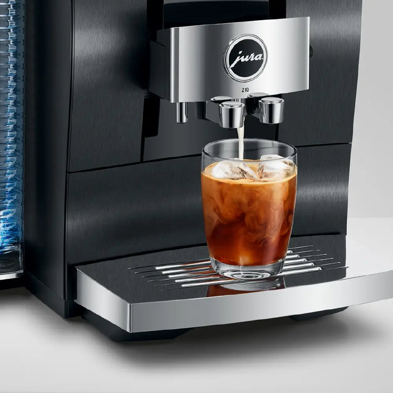 Jura Z10 Diamond Black Automatic Coffee Machine – Hot & Cold Brew Coffee Maker with PRG Grinder, 40 Specialty Drinks & 2.4L Water Tank (Premium Swiss Design)-5