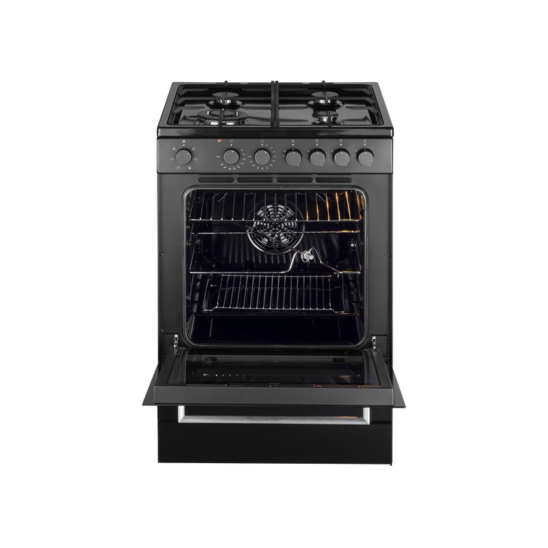 KAFF KAB 60 Cooking Range with Electric Oven – Matt Black Finish & Auto Electric Ignition-2