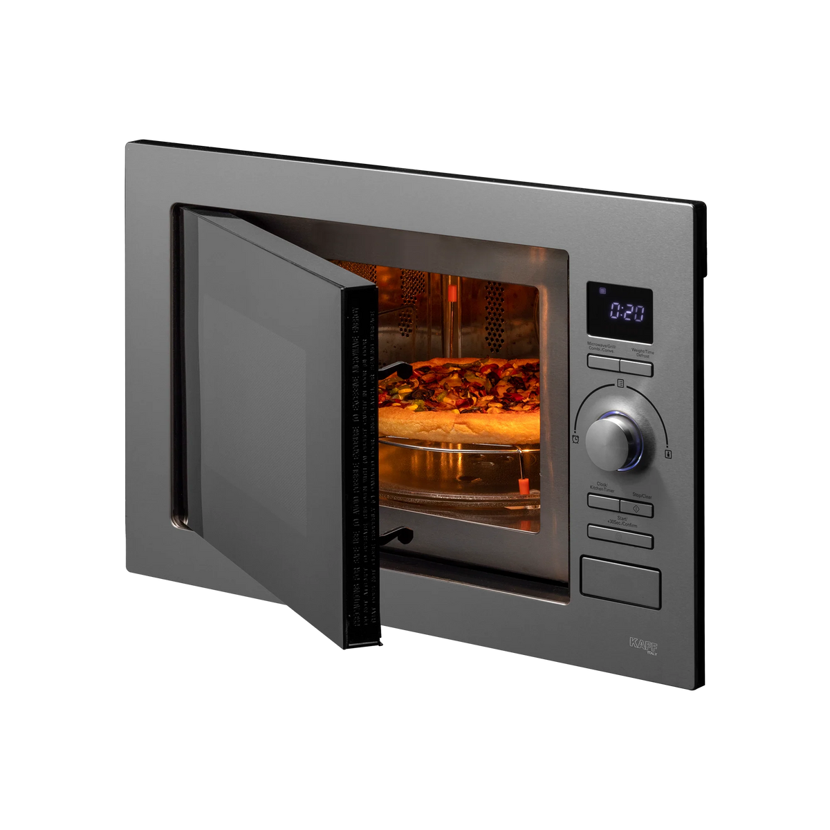 KAFF KB4A – 28L Built-in Microwave with Convection, Auto Cooking Menu & Stainless Steel Finish-2