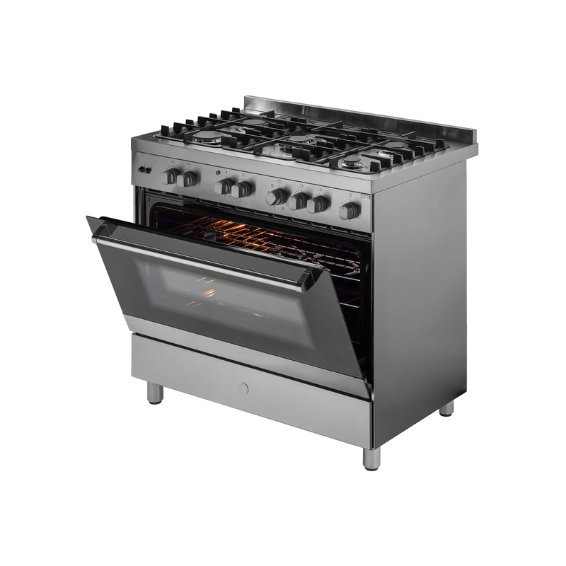 KAFF KGM 90 Cooking Range with Electric Oven – Stainless Steel Finish & Auto Electric Ignition-1