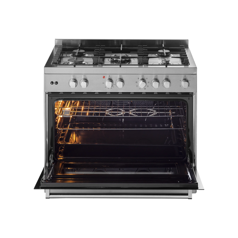 KAFF KGM 90 Cooking Range with Electric Oven – Stainless Steel Finish & Auto Electric Ignition-2