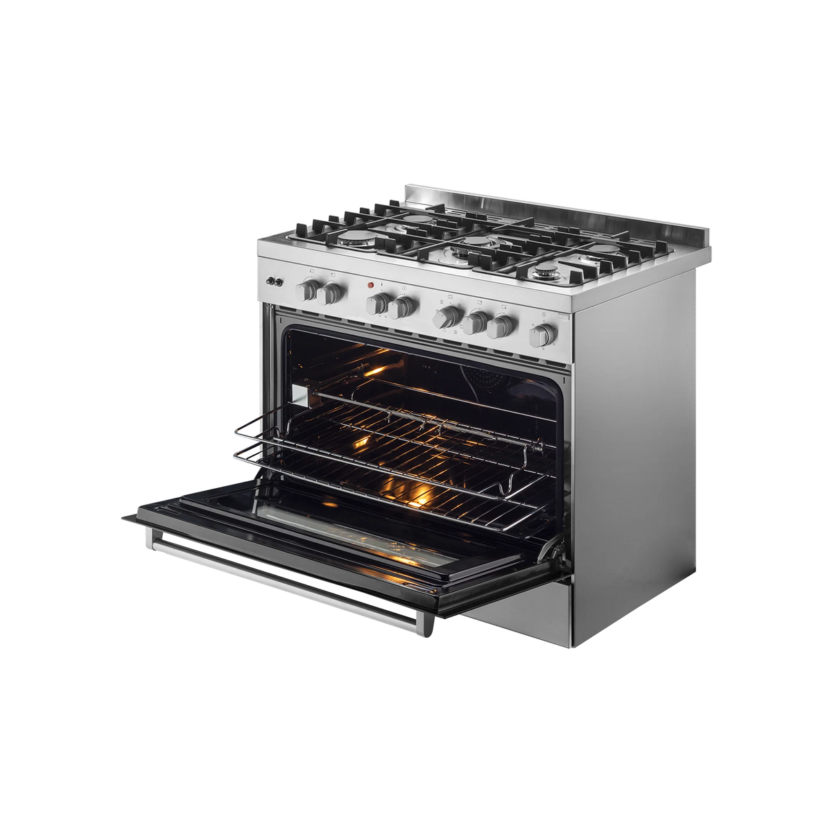 KAFF KGM 90 Cooking Range with Electric Oven – Stainless Steel Finish & Auto Electric Ignition-3