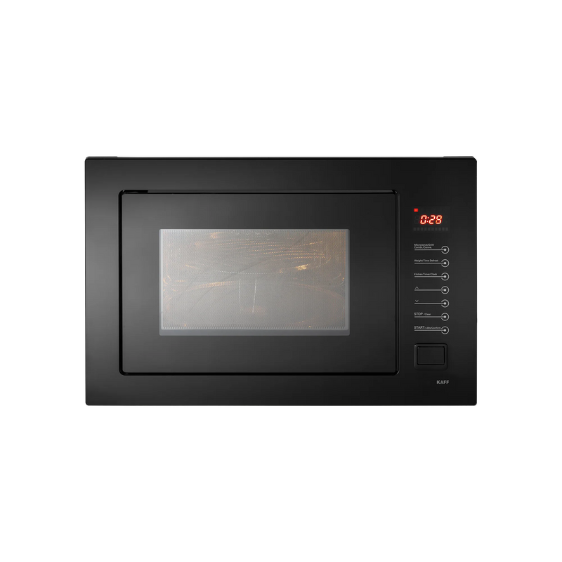 KAFF KMW8A BLK – Built-in Microwave Oven with Convection, Grill & Full Black Glass Finish-1