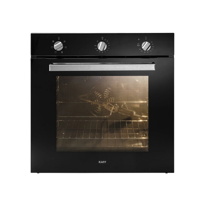 KAFF KOV 73 MRFT – 73 L Built-in Oven with Full Black Tempered Glass Finish-1