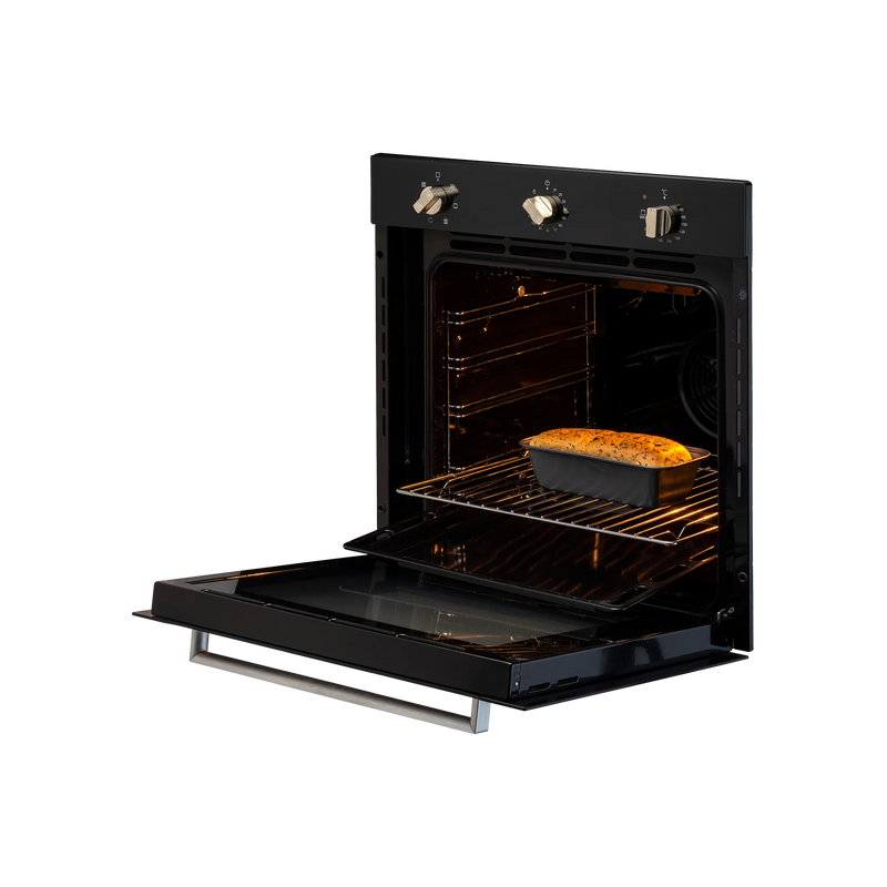 KAFF KOV 73 MRFT – 73 L Built-in Oven with Full Black Tempered Glass Finish-5