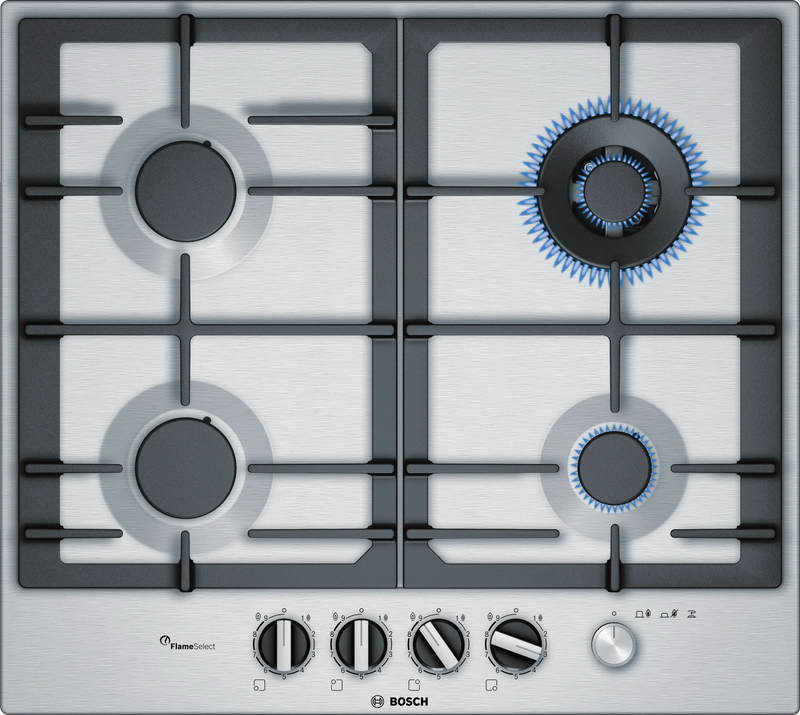 Bosch PCH6A5M90I 60 cm Built-in Gas Hob with 4 High-Performance Burners-1