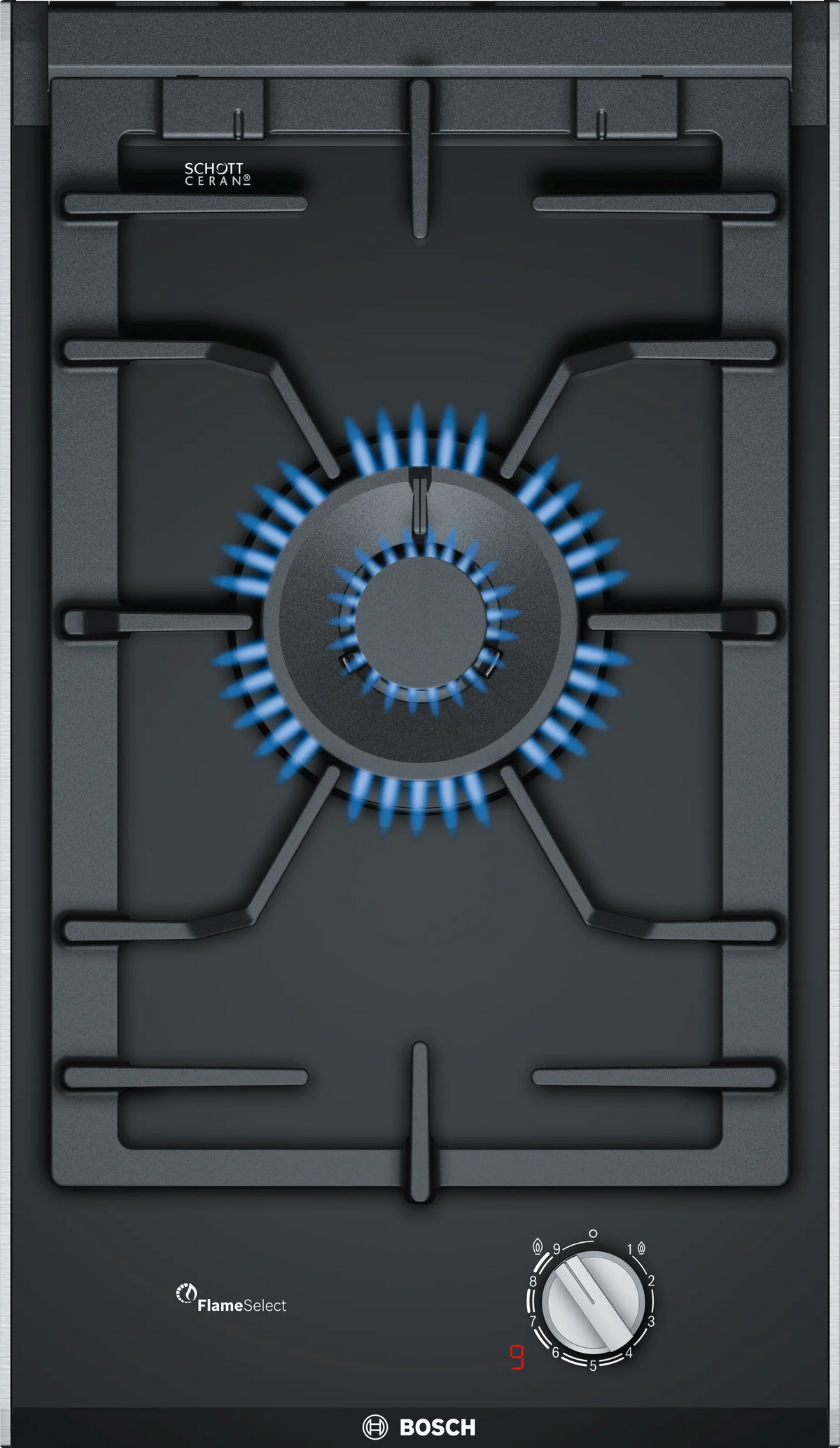 Bosch PRA3A6D70I 30 cm Built-in Domino Gas Hob with Precise Flame Control-1