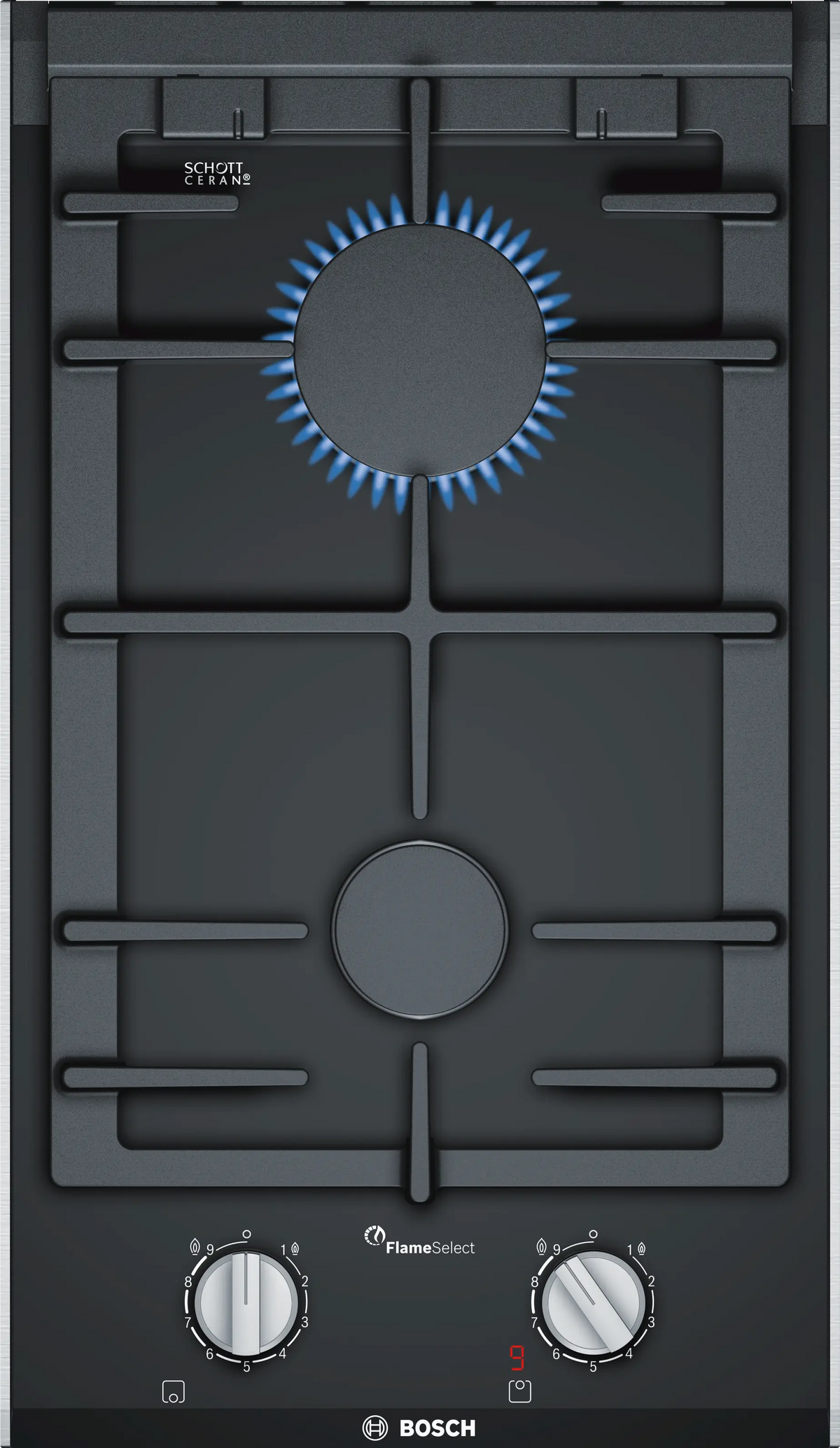 Bosch PRB3A6D70I 30 cm Built-in Domino Gas Hob with Precise Flame Control