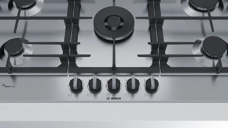 Bosch PCR9A5B90I 90 cm Built-in Gas Hob with 5 High-Performance Burners-2