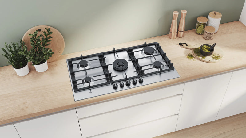 Bosch PCR9A5B90I 90 cm Built-in Gas Hob with 5 High-Performance Burners-6