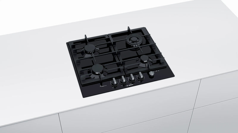Bosch PCH6A6M90I 60 cm Built-in Gas Hob with 4 High-Performance Burners-6