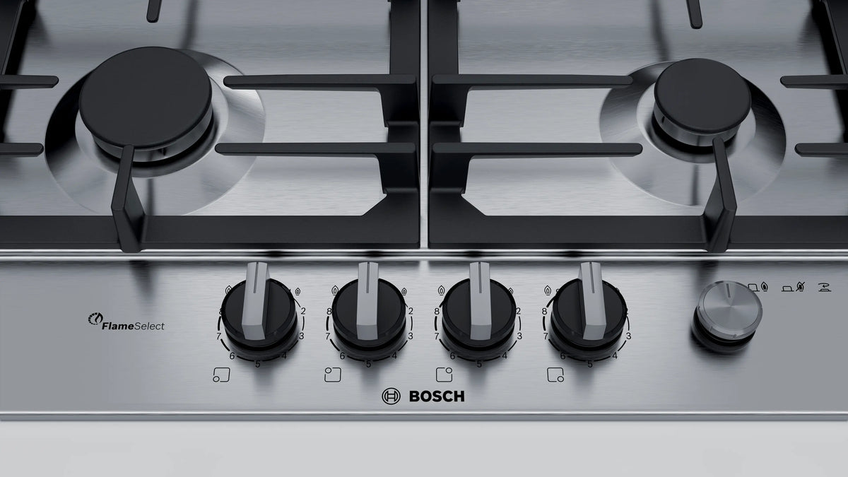 Bosch PCH6A5M90I 60 cm Built-in Gas Hob with 4 High-Performance Burners-2
