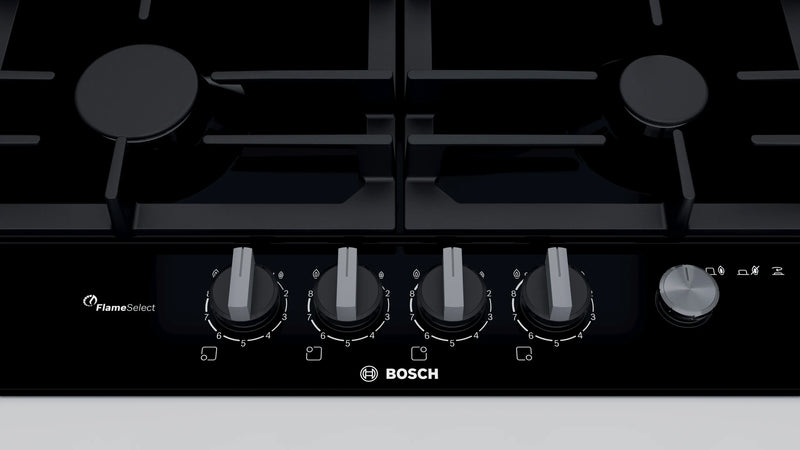 Bosch PCH6A6M90I 60 cm Built-in Gas Hob with 4 High-Performance Burners-2